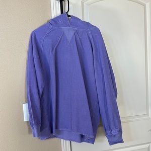 Justin Bieber Drew House Lavender Corduroy Hoodie